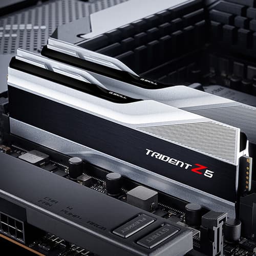 G.Skill Trident Z5 32GB (16GBx2) DDR5 5600MHz RAM (Metallic Silver)